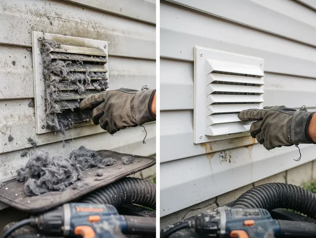 Residential dryer vent cleaning by Tega Cay Dryer Vent Cleaning in Tega Cay